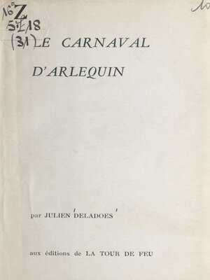 cover image of Le carnaval d'Arlequin